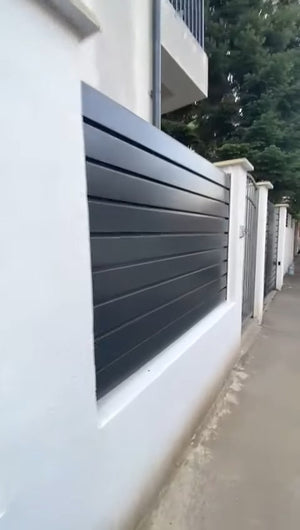Construction of a Fence with Concrete Posts and Modern Profile Metal Panels thumbnail