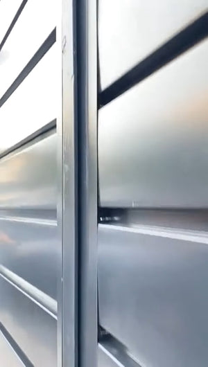 Construction of a Fence with Concrete Posts and Modern Profile Metal Panels thumbnail