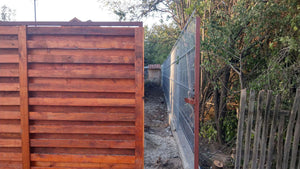 Construction of a Concrete and Wood Fence GA02 in Otopeni thumbnail