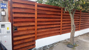 Construction of a Concrete and Wood Fence GA02 in Otopeni thumbnail