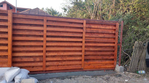 Construction of a Concrete and Wood Fence GA02 in Otopeni thumbnail