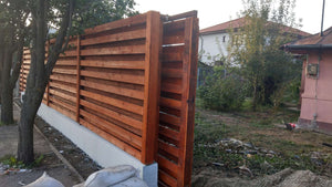 Construction of a Concrete and Wood Fence GA02 in Otopeni thumbnail