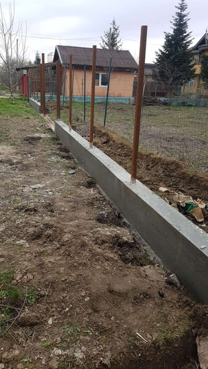 Construction of a Reinforced Concrete Base for GA06 Fence thumbnail