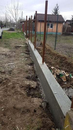 Construction of a Reinforced Concrete Base for GA06 Fence thumbnail