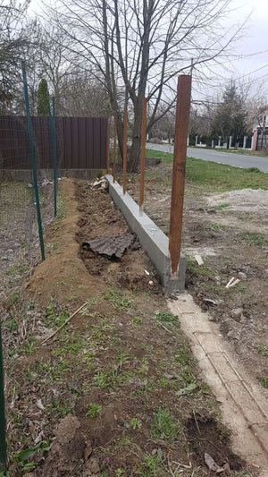 Construction of a Reinforced Concrete Base for GA06 Fence thumbnail