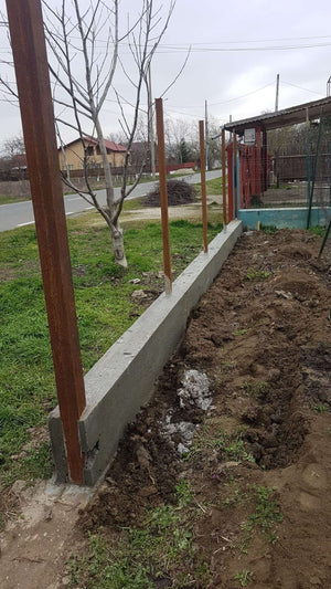 Construction of a Reinforced Concrete Base for GA06 Fence thumbnail
