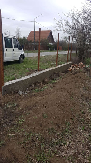 Construction of a Reinforced Concrete Base for GA06 Fence thumbnail