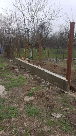 Construction of a Reinforced Concrete Base for GA06 Fence thumbnail