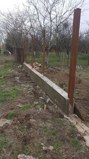 Construction of a Reinforced Concrete Base for GA06 Fence thumbnail