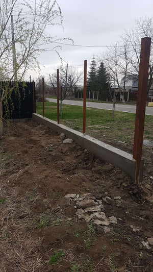 Construction of a Reinforced Concrete Base for GA06 Fence thumbnail