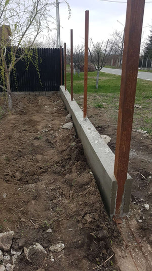 Construction of a Reinforced Concrete Base for GA06 Fence thumbnail
