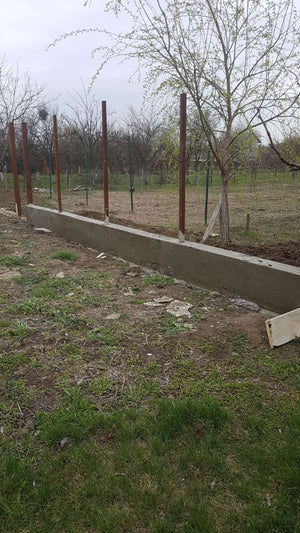 Construction of a Reinforced Concrete Base for GA06 Fence thumbnail