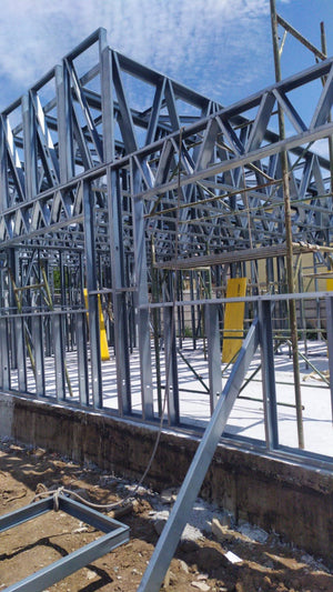 Construction of a 240 sqm Metal Hall Installation of Metal Structure thumbnail