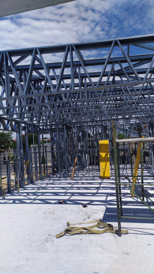 Construction of a 240 sqm Metal Hall Installation of Metal Structure thumbnail