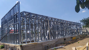 Construction of a 240 sqm Metal Hall Installation of Metal Structure thumbnail