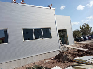 Construction of a 240 sqm Metal Hall Installation of Sandwich Panels
 thumbnail