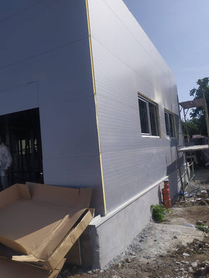 Construction of a 240 sqm Metal Hall Installation of Sandwich Panels
 thumbnail