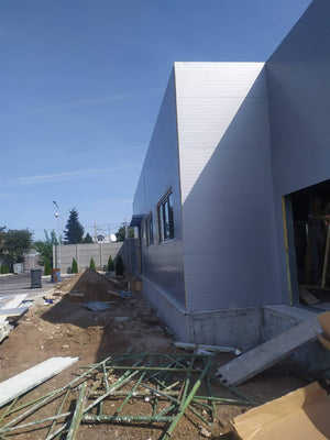 Construction of a 240 sqm Metal Hall Installation of Sandwich Panels
 thumbnail