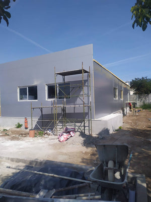 Construction of a 240 sqm Metal Hall Installation of Sandwich Panels
 thumbnail