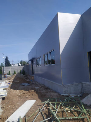 Construction of a 240 sqm Metal Hall Installation of Sandwich Panels
 thumbnail