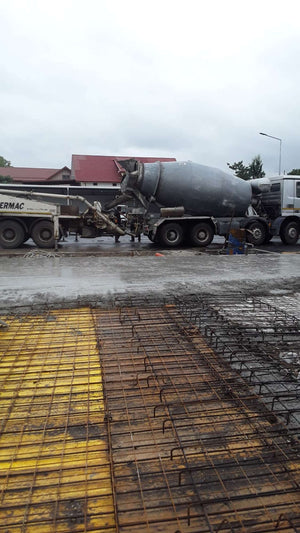 Construction of a 240 sqm Metal Hall Pouring the Foundation Slab thumbnail