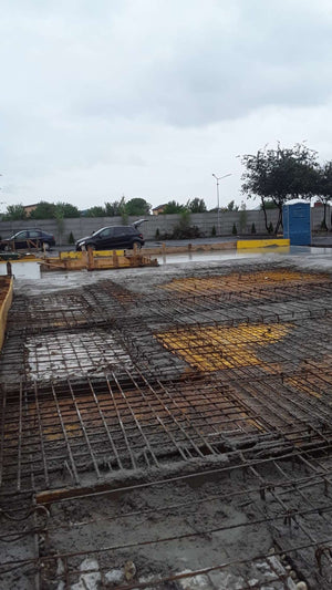 Construction of a 240 sqm Metal Hall Pouring the Foundation Slab thumbnail