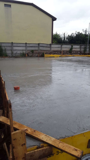 Construction of a 240 sqm Metal Hall Pouring the Foundation Slab thumbnail