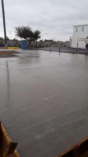 Construction of a 240 sqm Metal Hall Pouring the Foundation Slab thumbnail