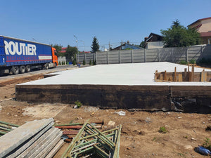 Construction of a 240 sqm Metal Hall Pouring the Foundation Slab thumbnail