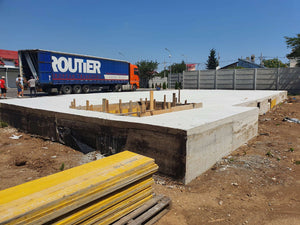 Construction of a 240 sqm Metal Hall Pouring the Foundation Slab thumbnail