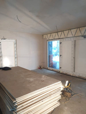Construction of an Agrotourism Guesthouse Interior Wall Closures thumbnail