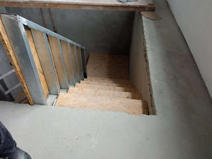 Construction of an Interior Staircase for the Metal Hall's Basement thumbnail
