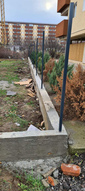 Construction of Foundation and Posts for Property Enclosure Project thumbnail