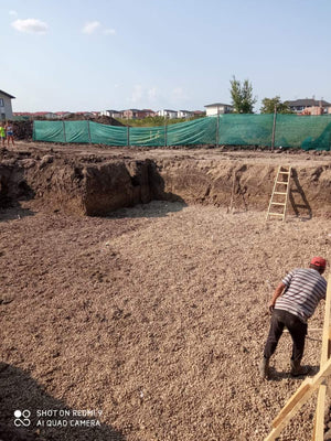 Construction of a 420 sqm Villa in Ilfov Foundation Excavation and Capillary Layer thumbnail
