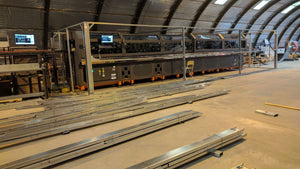 Cutting of a House Project on a Metal Structure and Preassembly in the Factory thumbnail