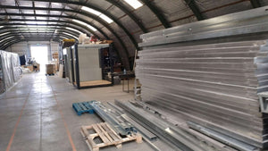 Cutting and Preassembly of a Single-Story 53 sqm Metal Structure House in the Factory thumbnail