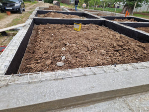Formwork Removal for Foundation Beams, Application of Bituminous Layer, and Backfilling with Soil thumbnail