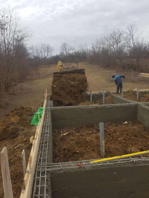 Demolding of Foundation Beams and Compaction for a 220 sqm Agrotourism Guesthouse thumbnail