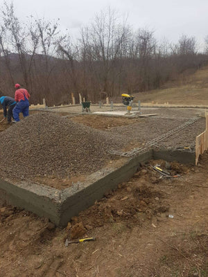 Demolding of Foundation Beams and Compaction for a 220 sqm Agrotourism Guesthouse thumbnail