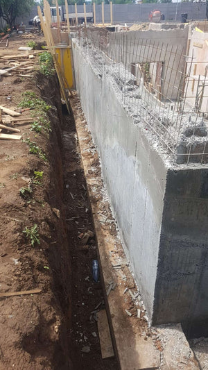 Demolding of Basement Perimeter Walls and Waterproofing for a 240 sqm Hall Project thumbnail
