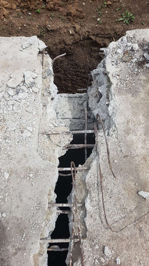 Roof Removal for Existing Basement Consolidation in a 240 sqm Hall Construction thumbnail