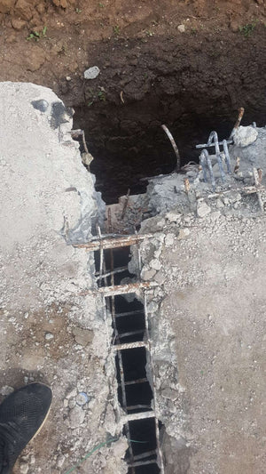 Roof Removal for Existing Basement Consolidation in a 240 sqm Hall Construction thumbnail