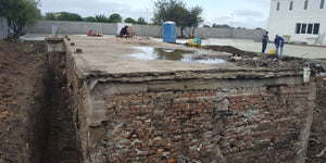 Roof Removal for Existing Basement Consolidation in a 240 sqm Hall Construction thumbnail
