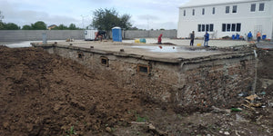 Roof Removal for Existing Basement Consolidation in a 240 sqm Hall Construction thumbnail