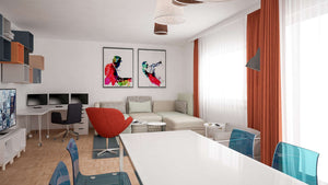 Interior Design for an 80 sqm Apartment in Zurich, Switzerland thumbnail