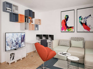 Interior Design for an 80 sqm Apartment in Zurich, Switzerland thumbnail