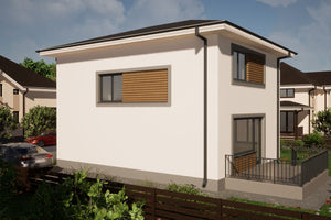 Double Storey Steel frame house with 4 rooms 176-109 - facades image 4 thumbnail