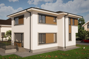 Double Storey Steel frame house with 4 rooms 176-109 - facades image 7 thumbnail