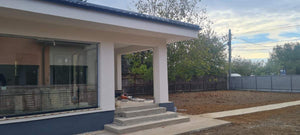 Courtyard Leveling with Forest Earth Fill and Lawn Planting thumbnail
