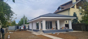 Courtyard Leveling with Forest Earth Fill and Lawn Planting thumbnail